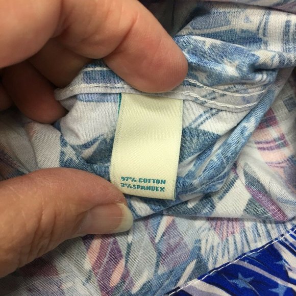 Caribbean Roundtree & Yorke Hawaiian Shirt Men's Size XL Tropical Vacation NWT - Picture 7 of 12